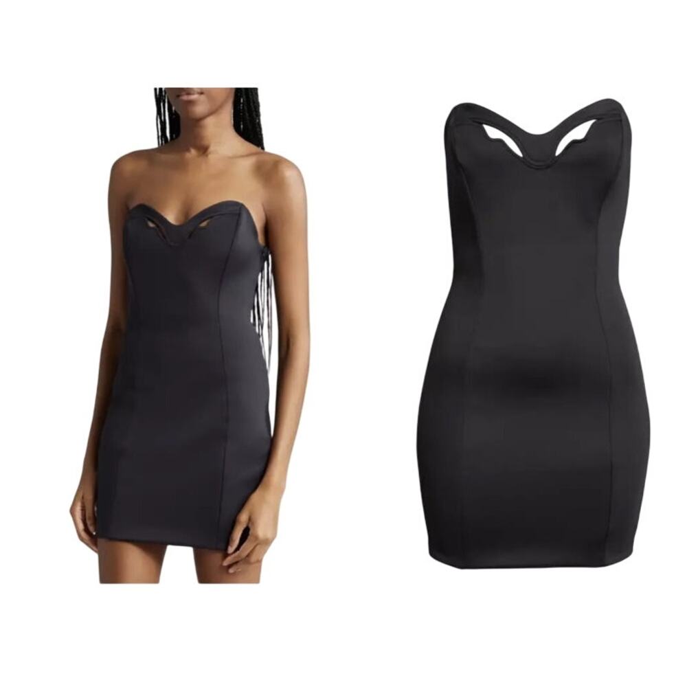 Mother of All dress Skye cutout strapless minidress black size X-Small XS